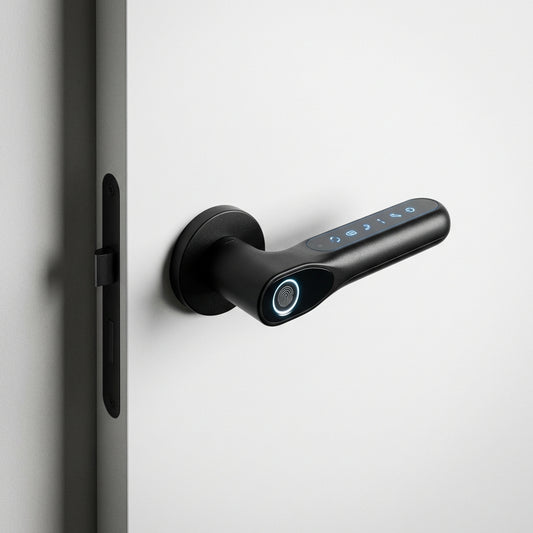 Klamka z Czytnikiem Linii Papilarnych WiFi - Raykube (Premium)